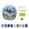 Ocean Pearl Art DIY Hanging Ornament Kit 5D Diamond Painting Kit (#D)
