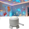 Ocean Projector for Bedroom, Dynamic Rotating HD Star Projector Ocean, Dimmable Ceiling Night Light with Adjustable Base (USB Plug-in)