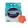 ocpcrn Thick Microfiber Cleaning Cloths Hanging Dispenser Box Large Capacity (Orange)
