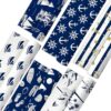 Octusign 12 pcs navigation wrapping paper, 27 X 20 Inches 6 distinct designs Suitable Friend Wedding Party