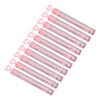 OEBUAFI 10 Pink Heart Shaped Bubble Wands Plastic Leak Proof Portable Bubble Sticks for Party Wedding Valentine Gifts