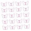 of 20 Metal Butterfly Clips for Securing Paper Documents Crafting Projects School Supplies Decorative Clips Butterfly Paper