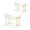 of 2 Clear PP Storage Containers Big Middle for Home Clothes Blanket Storage Bedding Container