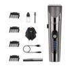 OFCRVA Men Hair Clipper Electric Trimmer LED Screen Washable Rechargeable Cordless Strong Power Steel Cutter