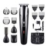 OFCRVA Professional Men Electric Hair Clipper 6 in 1 Multifunctional Cutter Machine Rechargeable Trimmer for Beard Nose Ears