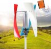 Off Grid 8000W Vertical Wind Turbine Generator Kit, 12V/220V Colorful Wind Mill with Controller, Ideal for Home, Business & Industrial Energy Supply