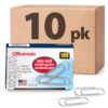 Officemate Giant Non-Skid Paper Clip, 1,000 Clips (10 Boxes of 100 Each) (99915)