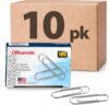 Officemate Giant Paper Clip, Pack of 10 Boxes, 100 Clips Each (1,000 Clips Total) (99914) (Pack of 10)