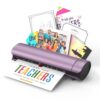 Office Presentation Laminator Machine 11x17 with Laminating Sheet A3/A4/A5, 3/5 Mil Thermal Cold Laminating Machine 13 inch Wide, 60s Warm-Up Lamination Machine, Personal Laminate Machine (Purple)