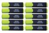 OFFICER PRODUCTS PRODUCTS Highlighters Bright Pack of 10 Colour: Yellow/Highlighter Textliner The Non-Toxic Ink, Chisel Tip Luminous Colours, High Quality/Line Width 1-5 mm, 17055211-06