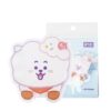 Official BT21 Cloud Acrylic Clip Magnet RJ, Cute Decorative Clip Magnet