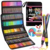 Oficrafted 80 Colors Acrylic Paint Pens, Premium Acrylic Paint Markers, Paint Pens & Paint Markers for Wood, Canvas, Rock Painting, Stone Surfaces,DIY Crafts Making