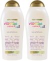OGX Extra Strength Damage Remedy + Coconut Miracle Oil Shampoo for Dry,Frizzy or Coarse Hair,Hydrating & Flyaway Taming Shampoo,Paraben-Free,Sulfate-Free Surfactants,25.4 Fl Oz,(Pack of 2)