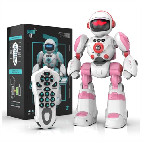 Oharsea Toys for 3-8 Year Old Boys and Girls, Rechargeable Robot Toys for Kids with Recording Voice, Programming, Gesture Sensing, Singing, Dancing, RC Robot Birthday Gifts for Boys and Girls