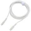 Ohm (OHM) SmartComm Soft Cable USB-C to Lightning 6.6 ft (2 m) White | Ohm Electric SIP-L20DCL-W 01-7352