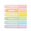 OHPHCALL 6pcs Liquid Chalk Markers for Nonporous Surfaces, Fluorescent Color Pens Fine Tip, Plastic Material, for Drawing and Painting on Mirrors and Metal