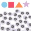 OHPHCALL Geometric Foam Stickers for Crafts with Easy to Remove and No Sticky Residue Features, Adorable Shapes for DIY Business Card Printing and Craft Projects Random Color