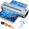 OidoZac 13 Inch Laminator Machine with 20 Laminating Sheets, 11x17 Hot & Cold laminator for Teachers 10 in 1 with Auto Paper Feed, Never Jam Technology Personal Laminator for Home Office School