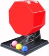 OJELVQRLM Automatic Bingo Game Set, Manual Number Ball Dispenser,