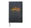 Oktoberfest Fall Autumn Leaves German Costume Women Men Kids Hardcover Journal, Black
