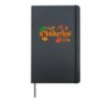 Oktoberfest Maple Leaves Vintage Fall Autumn Men Women Kids Hardcover Journal, Black