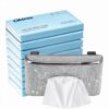 Oktree Car Tissues, 8 Packs, 4-Ply Ultra Soft Facial Tissues, 240 Sheets
