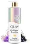 Olay Body Lotion for Women, Firming with Collagen Peptides Serum, Visibly Firmer Skin, 24hr Moisture & Hydration, Fast Absorbing Formula, Vitamin B3 Complex, For All Skin Types, 17 fl oz (Pack of 6)