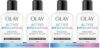 Olay Face Moisturizer, Active Hydrating Beauty Fluid Lotion, Original Facial Moisturizer, 4 Oz. (Pack of 4)