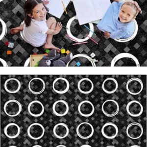 OLEEK Large Classroom Rug Elementary 8x13 - (Washable) Classroom Rugs for Kids Room - Classroom Carpet Elementary - Kids playroom Rug 8 x 13 - Preschool Rugs for Classroom - Schoolgirl Classroom Decor