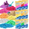 OleOletOy Colored Sand Bulk for Kids: 18 Lbs Large Pack Multicolor Moldable Sand - Classroom Activities for Kids Boys Girls Age 3+ Sensory Play - Bulk Sand for Sandbox Sensory Bin Filler Party Favors