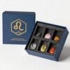Oletiacisi Leo Zodiac Crystals Set, 6 Healing Stones, Spiritual Gifts