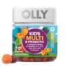 OLLY Kids Multivitamin & Probiotic Gummy, Digestive Support, Vitamins A, D, C, E, B, Zinc, Chewable Supplement, Berry Flavored, 35 Day Supply - 70 Count (Pack of 12)