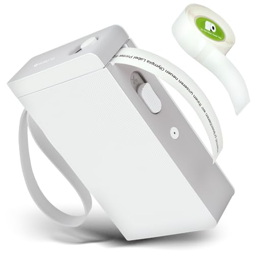 Olympia P22 Label Printer | Home Office & Stationery Labelers | Bluetooth Thermal Printer for Kitchen, Office and Hobby | Continuous Paper Label Printer | Waterproof and Durable