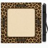 olzryy Leopard Print in Mahjong Mat, Non Slip American Mah Jongg Table Mat