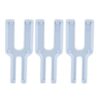 Omabeta Fluff Ball Weaver 3pcs Durable Pompom Maker Tools for DIY Scarf Knitted Hats - Easy Operation Plastic Yarn Craft