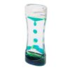 Omquot Colorful Sand Timer, Liquid Motion Bubbler, Anti-Stress Toy for Office Decoration and Visual Tracking Enhancement (Blue Green)