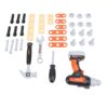 Omquot Electric Drill and Wrench Tool Kit - Educational Repair Skills for Ages 3+ - Plastic Storage Bag Included