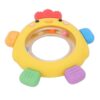 Omquot Food Grade Chick Silicone Teether for Infants, Lightweight Baby Chew Toy for Fragile Gums, Multifunctional Teether Tool and Sensory Toy