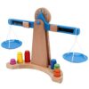 Omquot Kids Learning Balance Principle Wooden Educational Toys Set for Preschool Children
