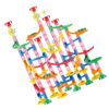 Omquot Marble Run Building Blocks Colorful Educational Maze Set for Kids 133 Track Blocks Toys
