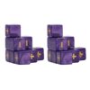 Omquot Mathematical Control Calculation Dice Set Compact, Easy To Read for Homeschooling for Kids in Class (Purple)