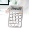 Omquot Pocket Calculator 12 Digits Easy Read for Office School ABS Material (Grey)