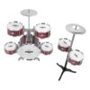 Omquot Toy Drum Set for Kids, Musical Jazz Drum Set for Child Interaction, Cultivate Sense of Rhythm and Music, with Percussion Instruments, 7 Drums