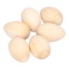 Omquot Wooden Egg Shaker Set, Soft and Soft Sound, Musical Percussion Instrument for Early Music Education, Church Groups 6x2.3 Inch