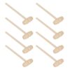 Omquot Wooden Hammer Kids Toys Durable Heart Break Chocolate Crab Mallet 30pcs for Kids Day