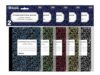 OMURA 24 Pack, Mini Marble Composition Book 4.5" x 3.25" 80 Sheets (2/Pack)