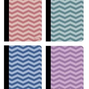 OMURA 48 Pack, Chevron Composition Book C/R 100 Sheets