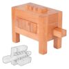 Onietoiy Unique 671-Step Extreme Difficulty Wooden Brain Teaser Puzzle Toy