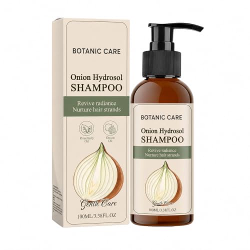 Onion Shampoo for Men and Women, Clarifying Scalp Cleanser for Oily Roots and Dry Frizzy Hair, Volumizing Moisturizing Hair Wash for Fuller-Looking, Soft, Shiny Hair, All Hair Types