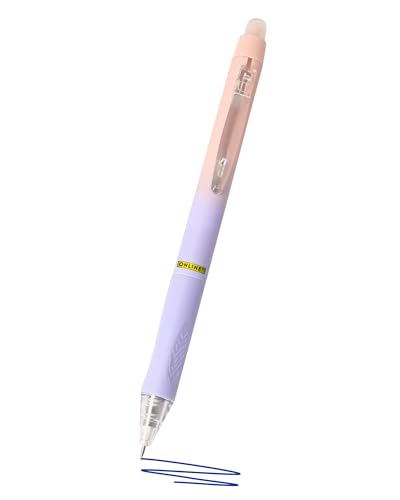 Online magiXX Design Peach Blossom Erasable Gel Pen Blue Erasable with 0.7 mm Line Width I Rollerball Pen for Learning to Write Office I Erasable Pen I Erasable Ballpoint Pen Student